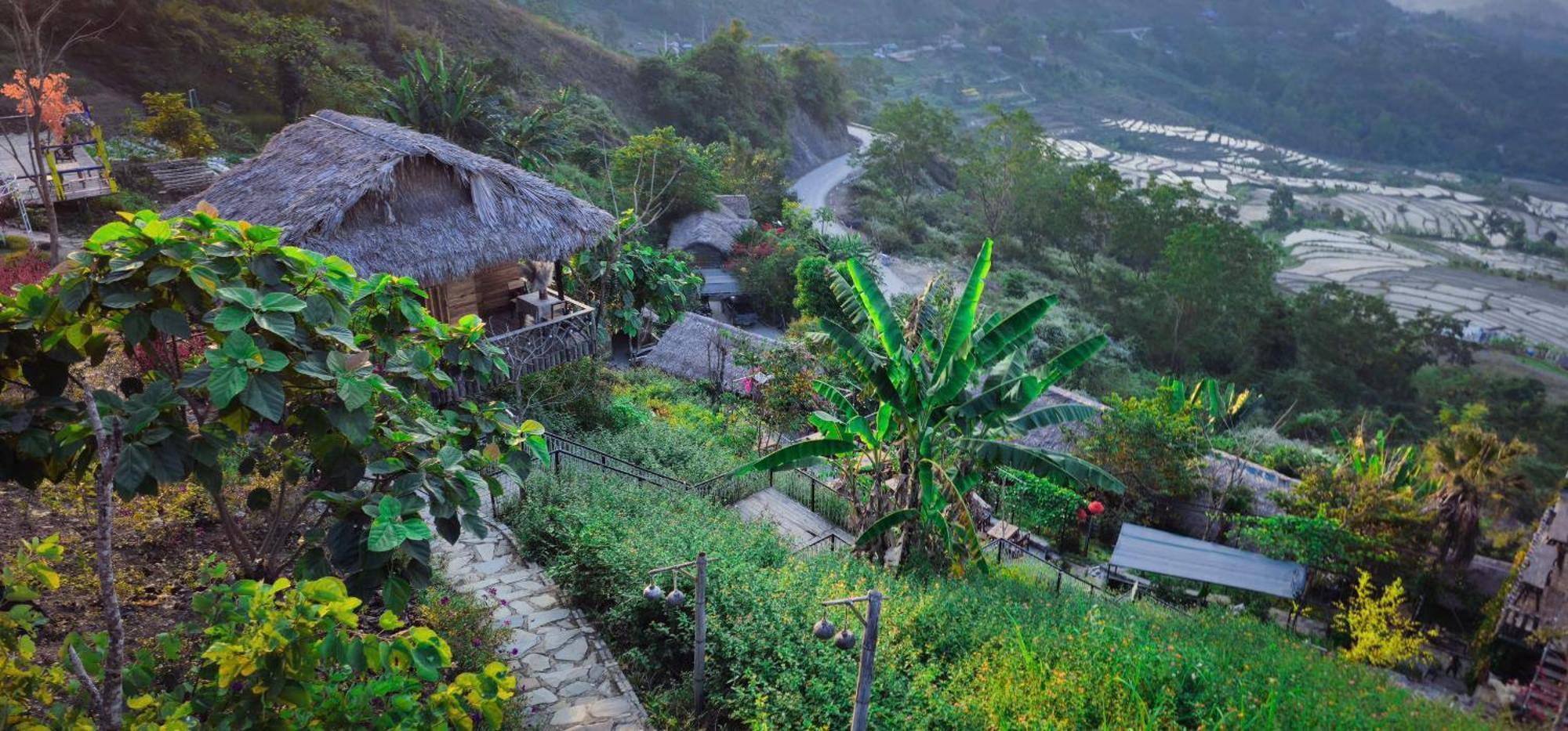 Ecolodge Ke Nenh Dien Bien Ban Hin Lom エクステリア 写真